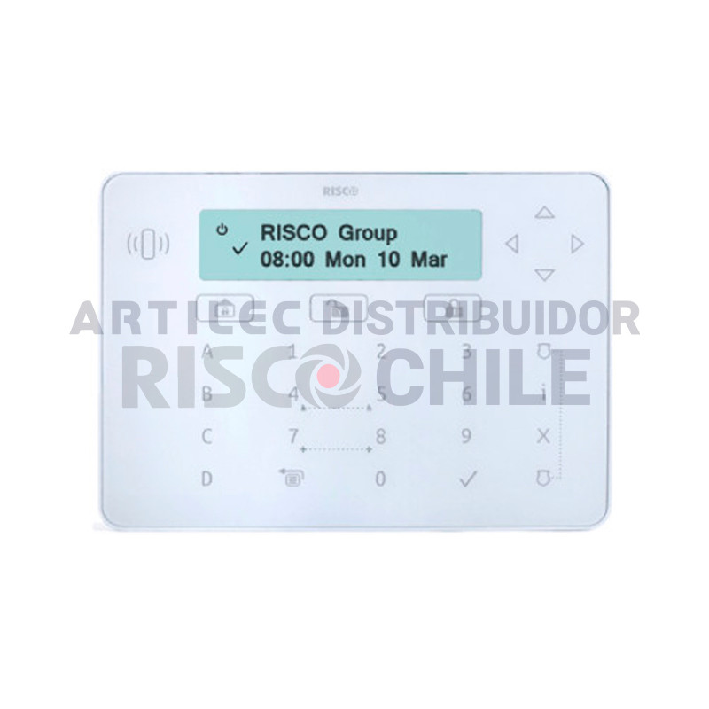 TECLADO TOUCH ELEGANT BLANCO