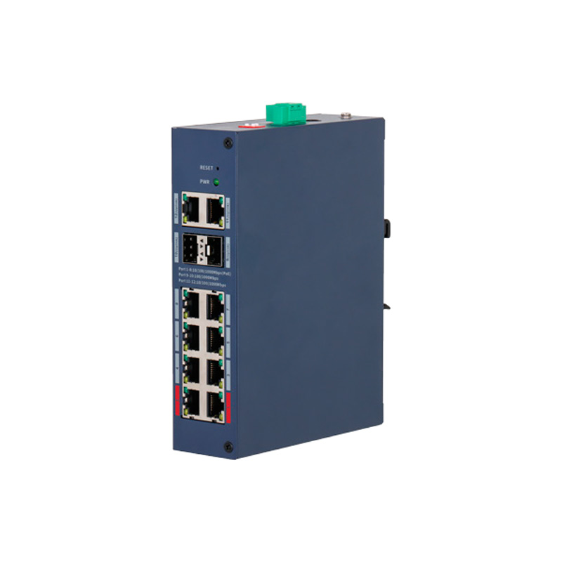 SWITCH IND L2 8 POE GIGA 2 SFP 2 GIGA 110W RIEL DIN