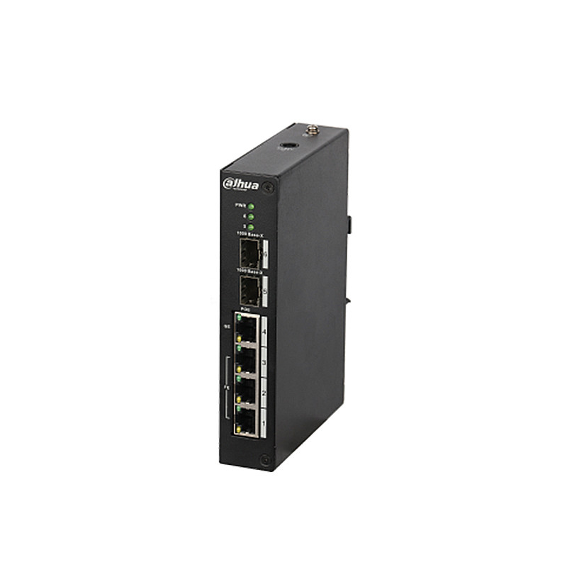 SWITCH DAHUA IND 4P 1 GIGA 3 10-100  2 SFP 90W