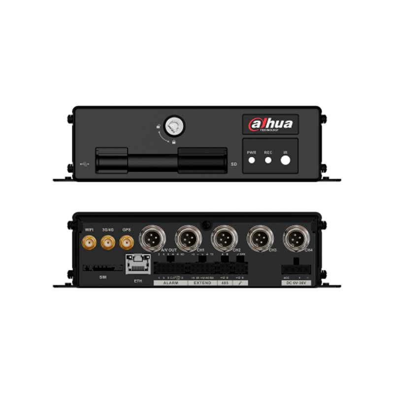 XVR MOVIL 4CH + 1CH IP X2 SD 256GB WIFI-GPS-4G-3G