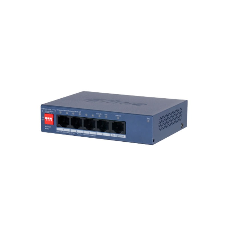 SWITCH DAHUA L2 CLOUD 4P POE + 1P GIGA 36W