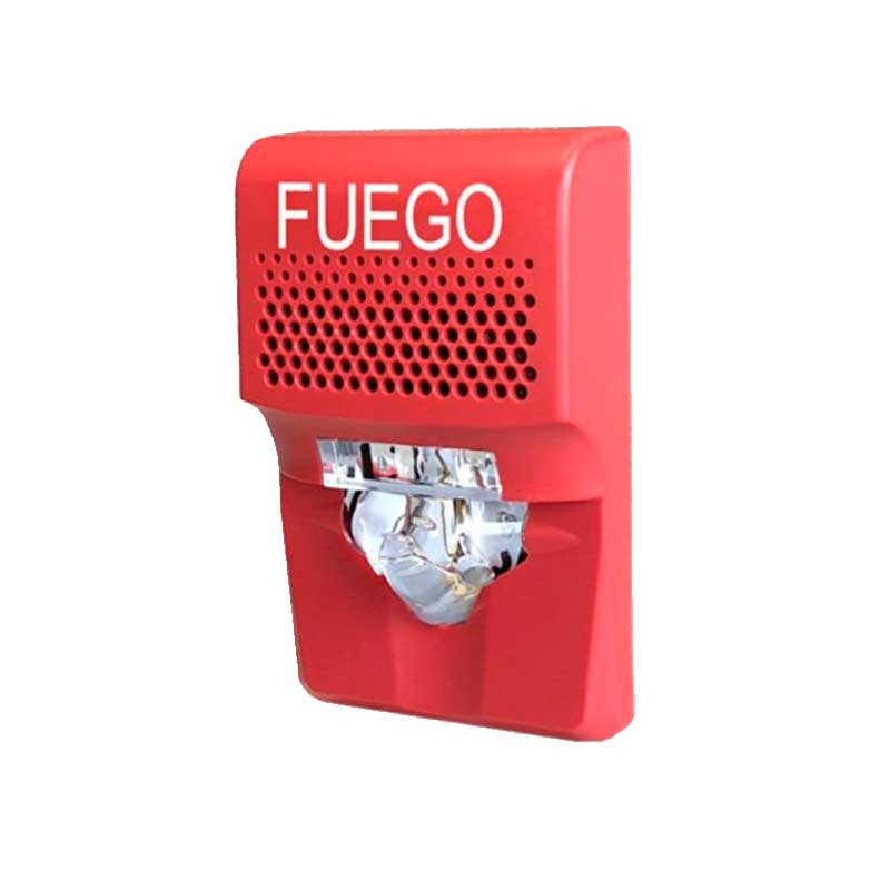 SIRENA CON LUZ LED UL