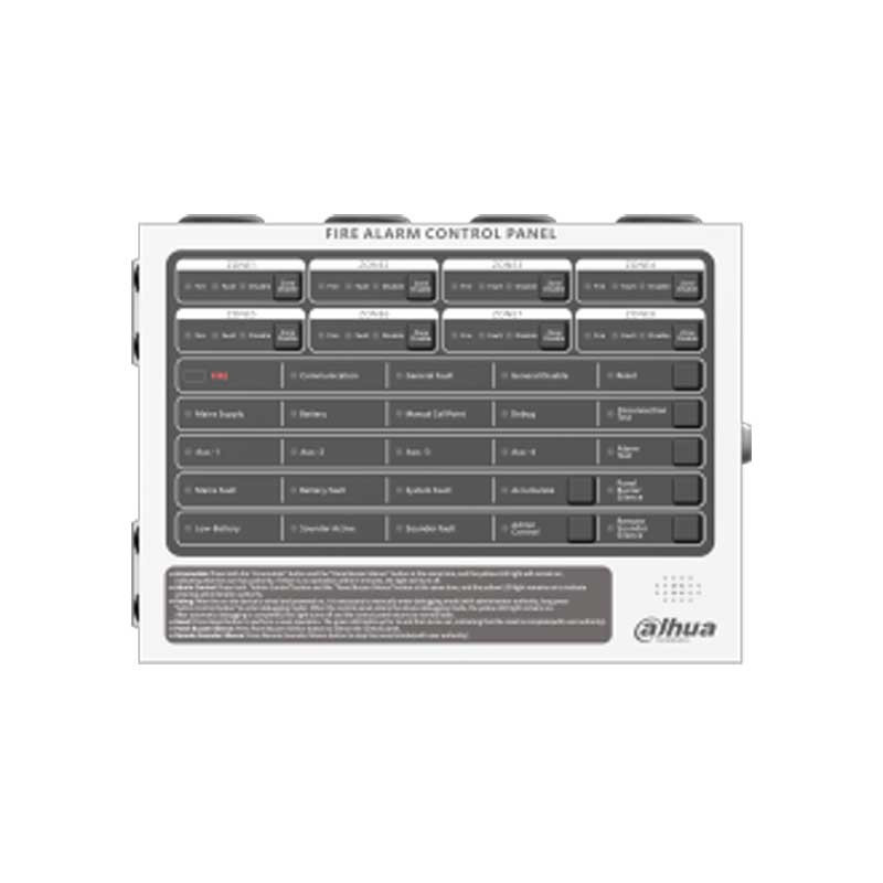 PANEL CONVENCIONAL 8 ZONAS 25 DISPOSITIVOS RJ45 RS485
