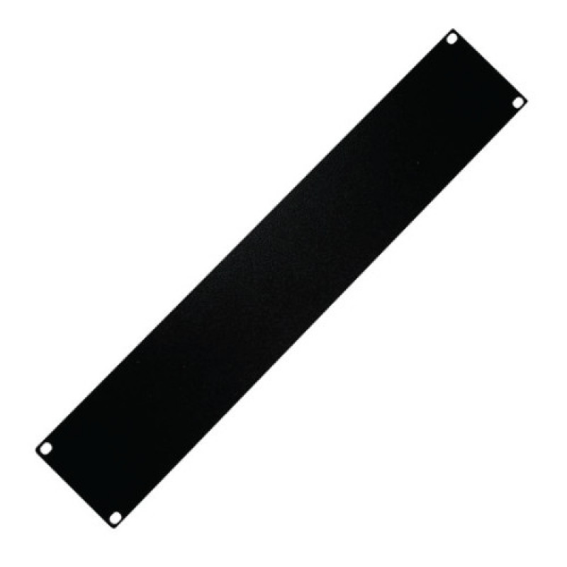 TAPA CIEGA 2U PARA RACK 19” NEGRA
