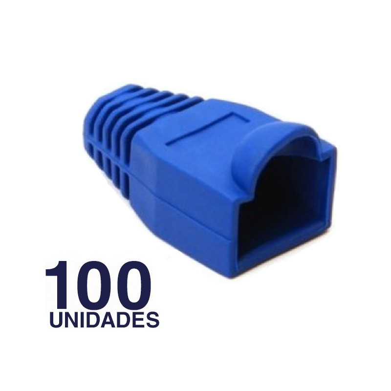 CAPUCHON BDN AZUL PARA RJ45 (100UNID)
