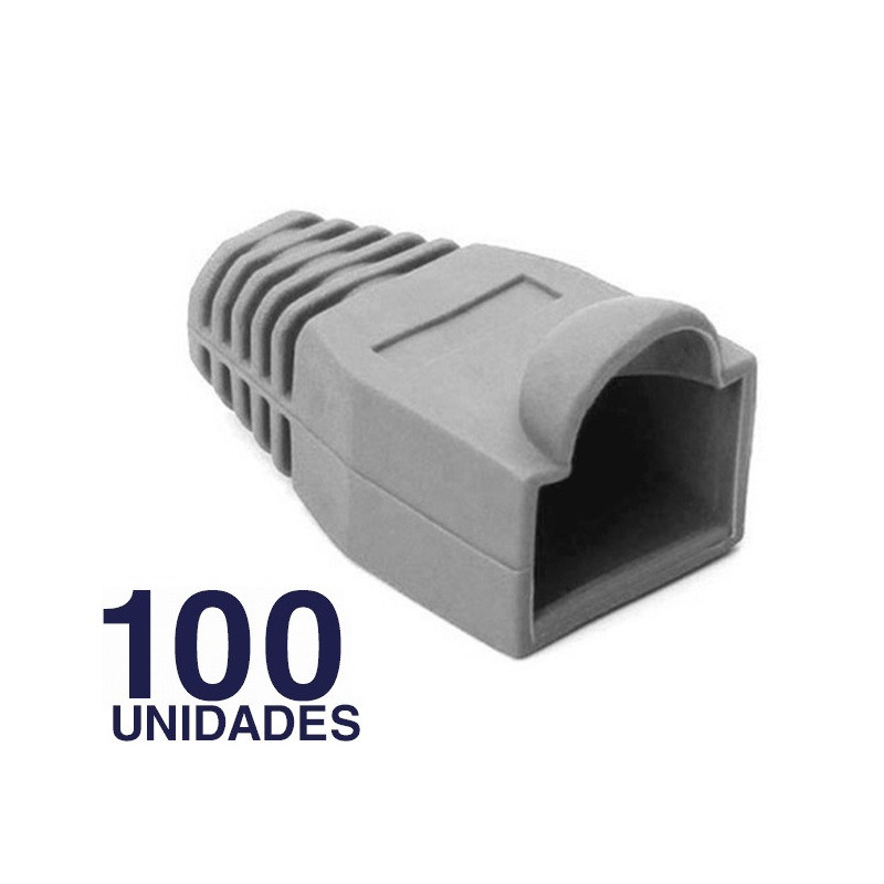 CAPUCHON BDN GRIS PARA RJ45 (100UNID)