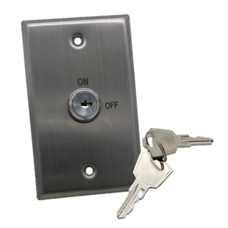 INTERRUPTOR ON OFF LLAVE ANSI METALICO