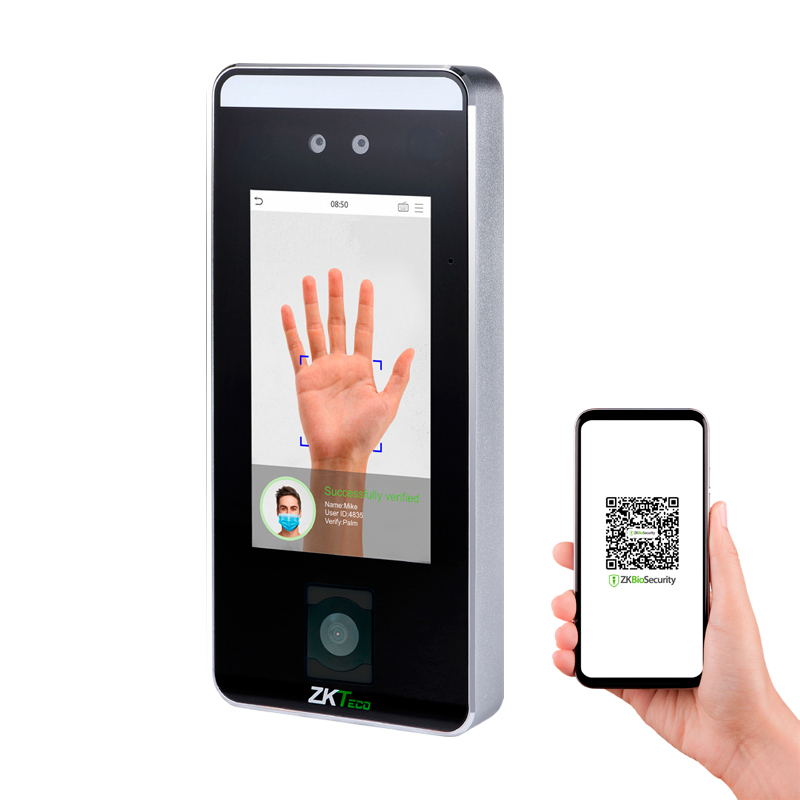 EQUIPO CONTROL ACCESO FACIAL Y QR - WIFI