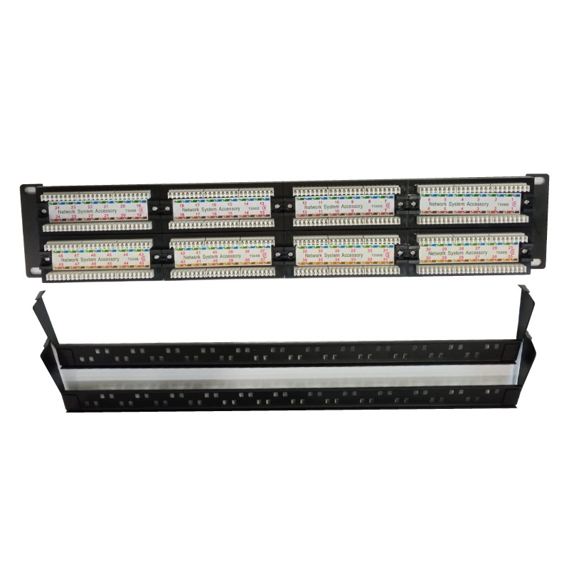 PATCH PANEL CAT6 CARGADO BDN 48P 2U 