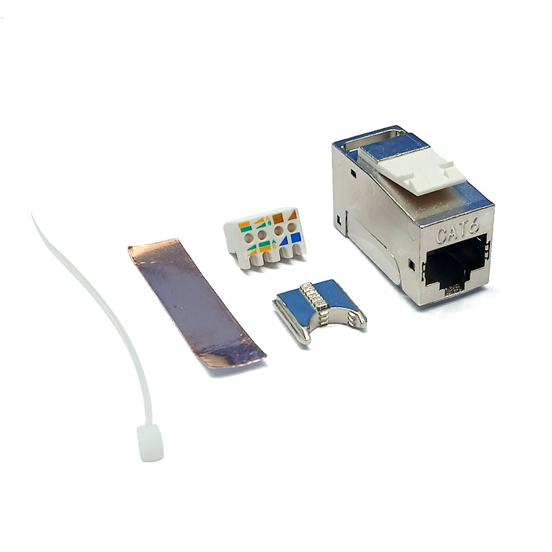 BDN CONECTOR HEMBRA RJ45 CAT6A AUTOPONCHABLE BLINDADO