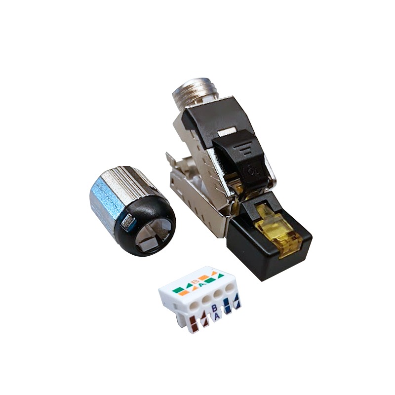BDN CONECTOR MACHO RJ45 CAT6A AUTOPONCHABLE BLINDADO