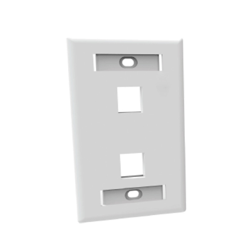 FACEPLATE PLANO BDN 2P BLANCO