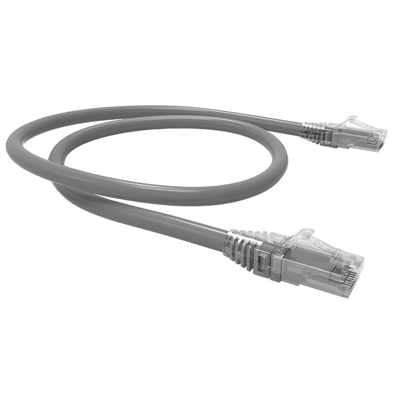 PATCH CORD U/UTP CAT6 BDN GRIS 2M COBRE LSZH ETL