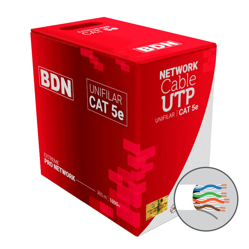 CABLE U-UTP CAT5E BDN BLANCO 305M UL 