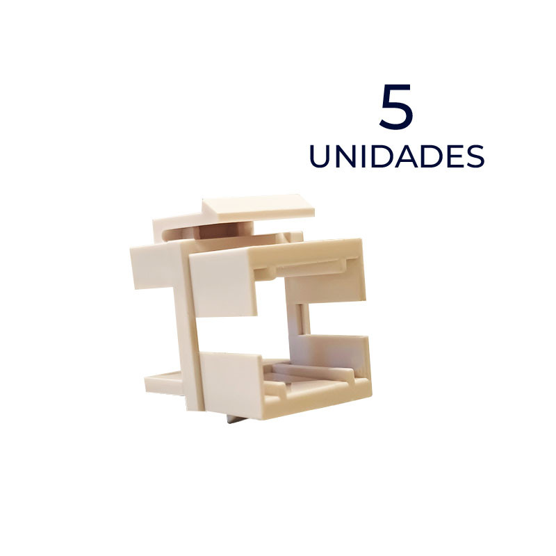 ADAPTADOR KEYSTONE PARA COPLA SC-LC VACIO 5UN