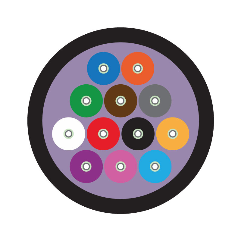 FIBRA OPTICA BDN TIGHT BUFFER IN-OUT MM 12F OM4 LSZH
