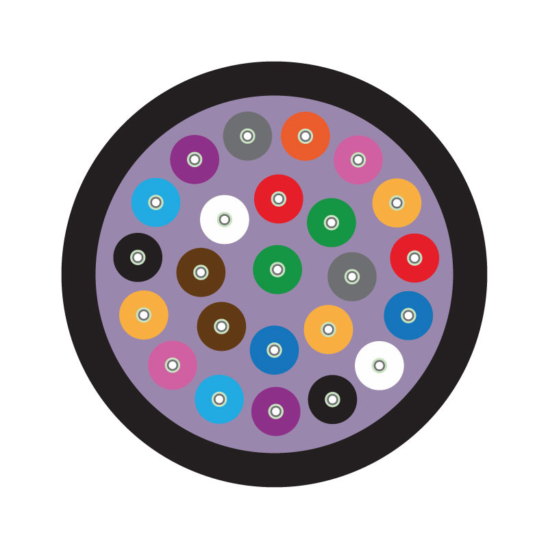 FIBRA OPTICA BDN TIGHT BUFFER IN-OUT MM 24F OM4 LSZH