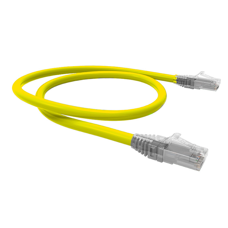 PATCH CORD U-UTP CAT6 LSZH GIGALAN ECO 2M AMARILLO