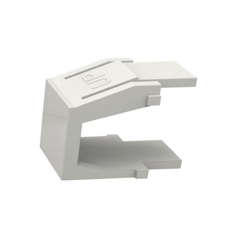 TAPA CIEGA COLOR BLANCO 10UN