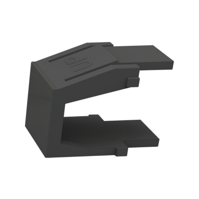 TAPA CIEGA COLOR NEGRO 10UN