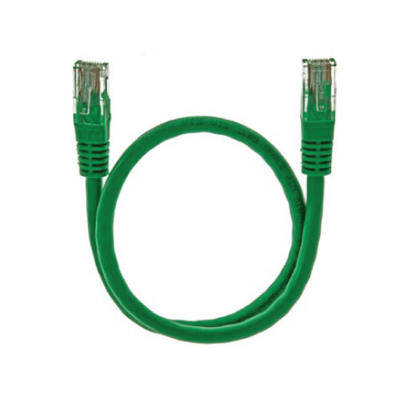 PATCH CORD U-UTP CAT5E CM MULTILAN 1M VERDE