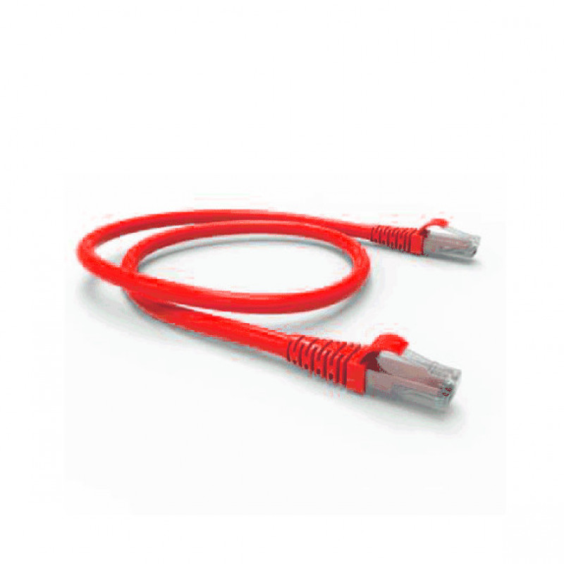 PATCH CORD U-UTP CAT5E CM MULTILAN 1M ROJO