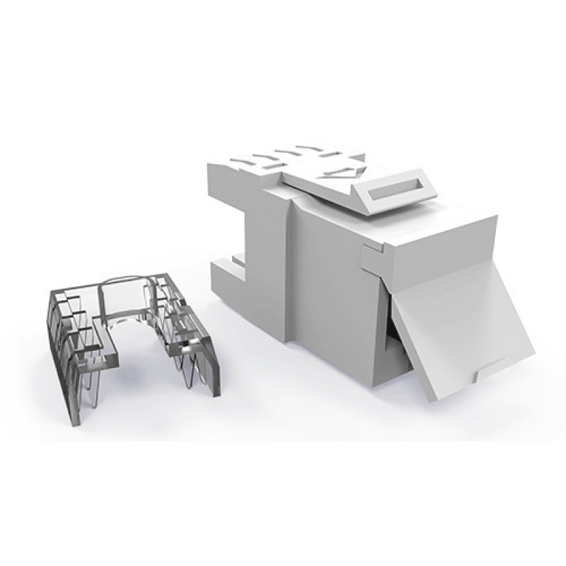 CONECTOR HEMBRA RJ45 CAT5E MULTILAN 90-180 BLANCO