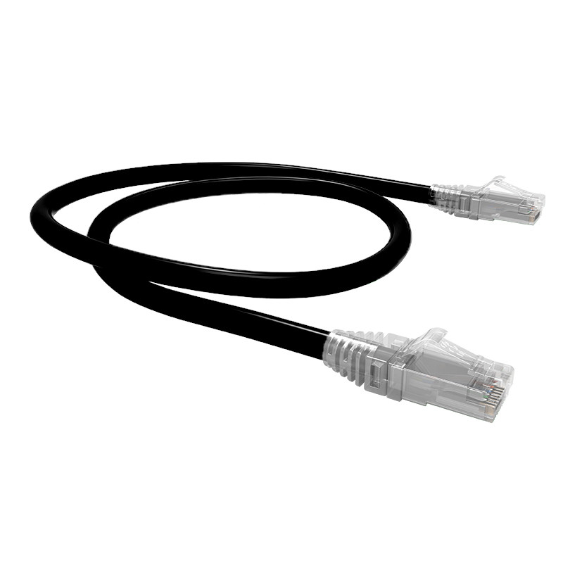 PATCH CORD U-UTP CAT5E CM MULTILAN 1M NEGRO