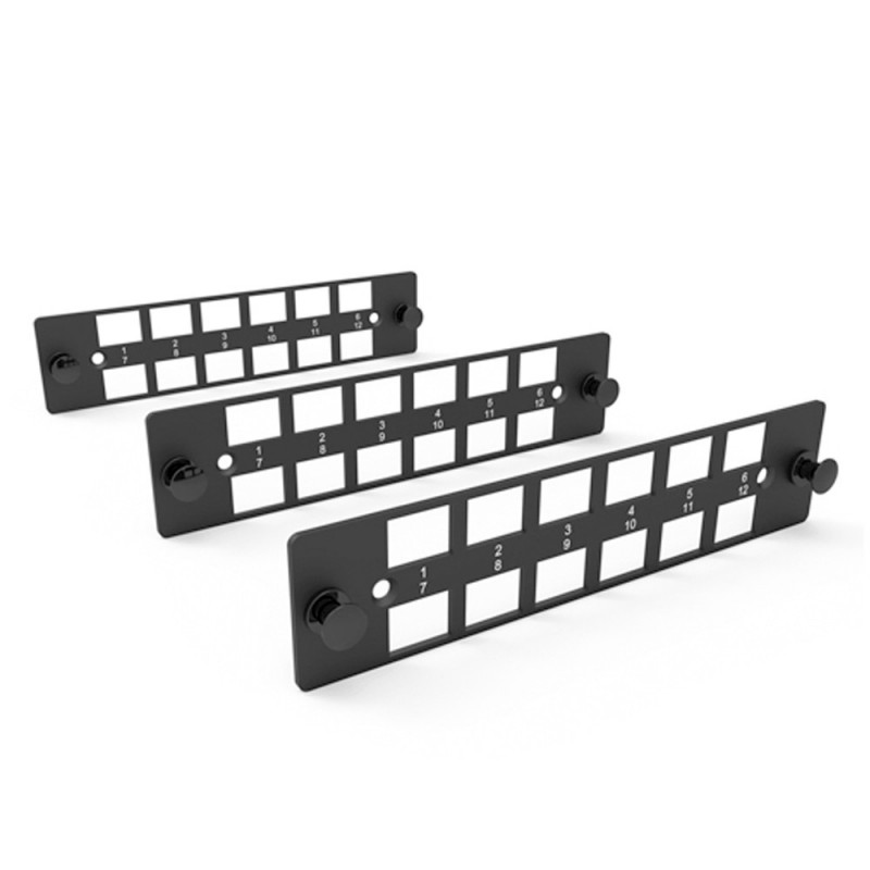 KIT 3X PLACAS LGX FURUKAWA 12P LC/SC - PLASTICO