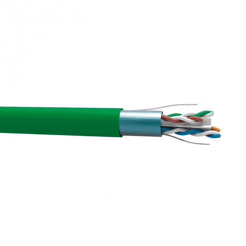 CABLE F-UTP CAT6A 23AWG 305M LSZH ECO VERDE