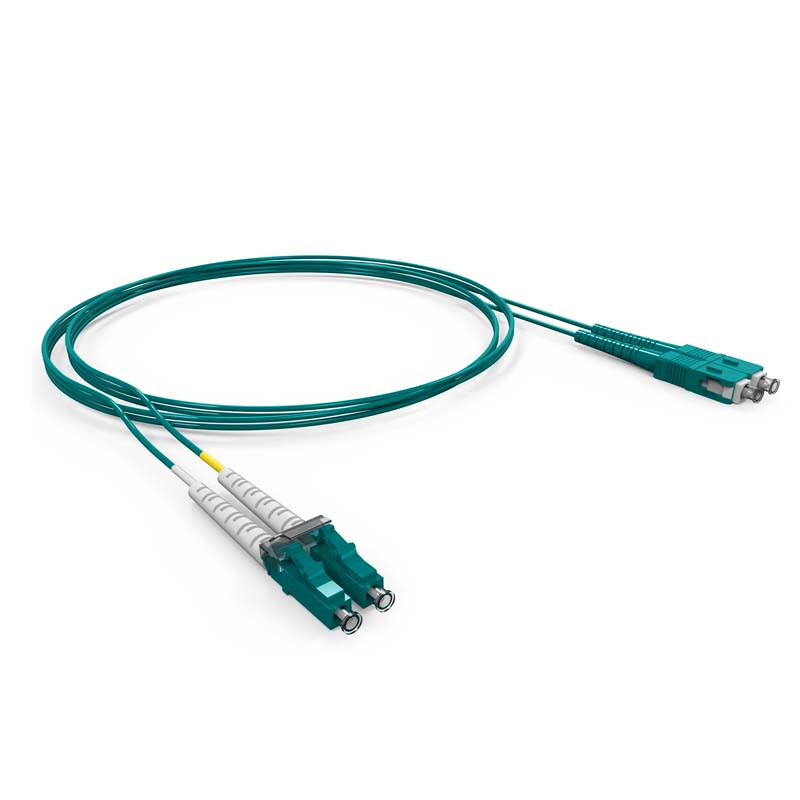 JUMPER DUPLEX LC-LC UPC MM OM4 LSZH 3M AQUA