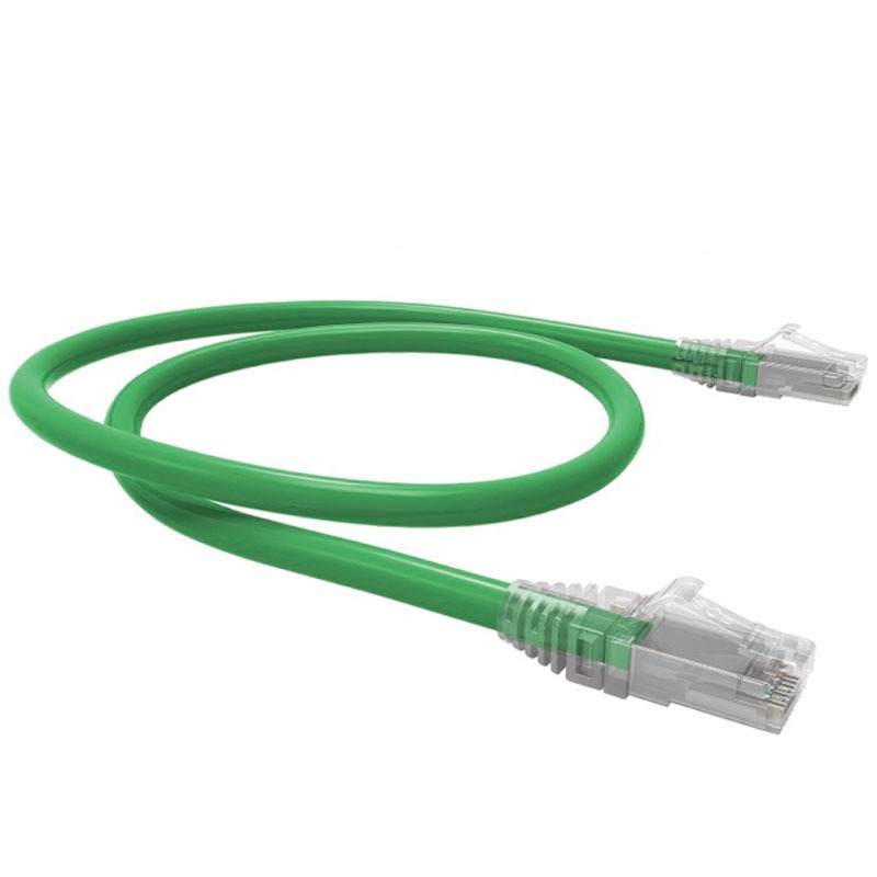 PATCH CORD U-UTP CAT6 LSZH GIGALAN ECO 1M VERDE
