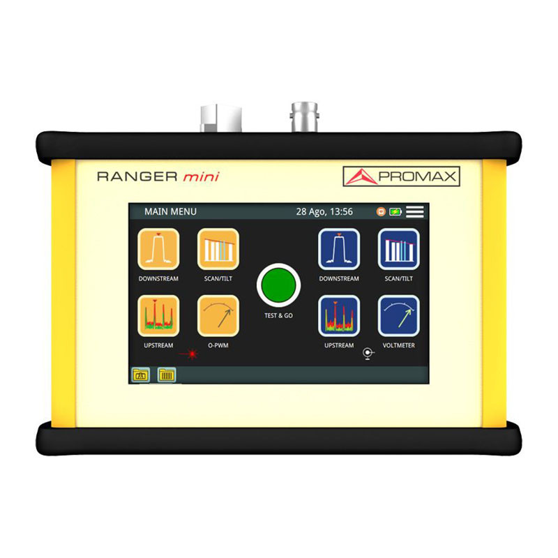 RANGER MINI ANALIZADOR CATV. TÁCTIL. + POWER METER FO