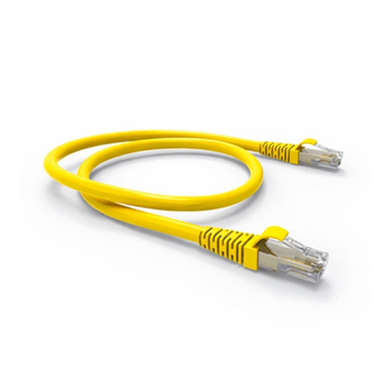 PATCH CORD U-UTP CAT6 LSZH GIGALAN ECO 1M AMARILLO