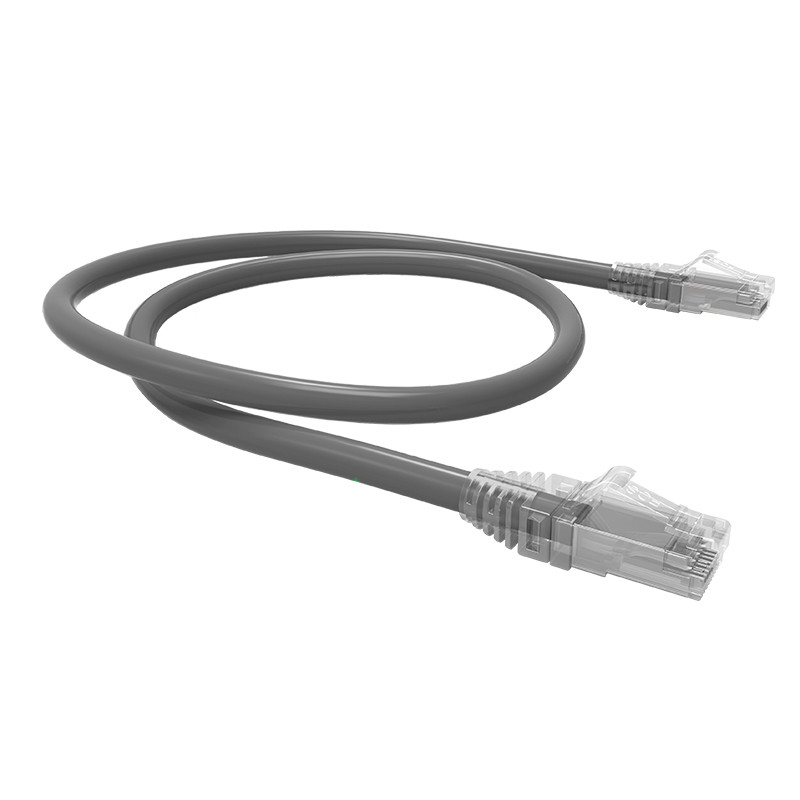 PATCH CORD U-UTP CAT6 LSZH GIGALAN ECO 0.5M GRIS