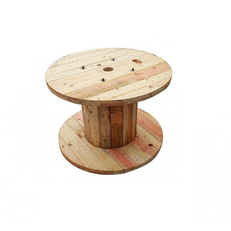 DIAMETRO-60CM ANCHO-70CM CARRETE VACIO MADERA P-CABLE