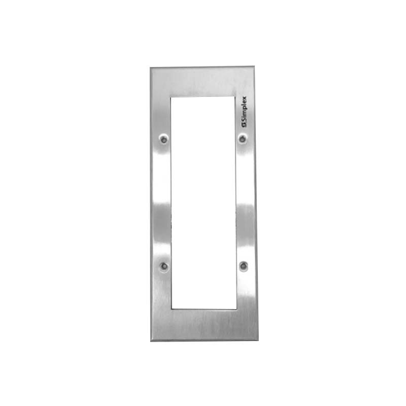 6 GANG ALUM TRIM PLATE