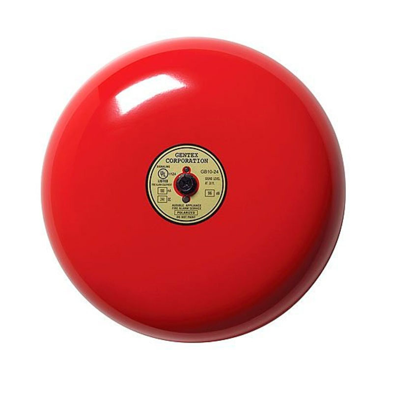 CAMPANA ROJA 10" 24VDC