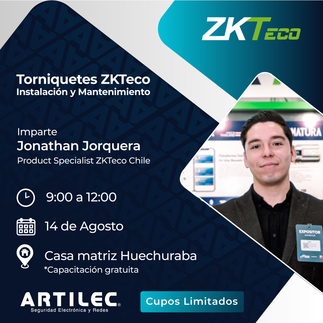 Torniquetes Zkteco | Instalación Y Mantenimiento