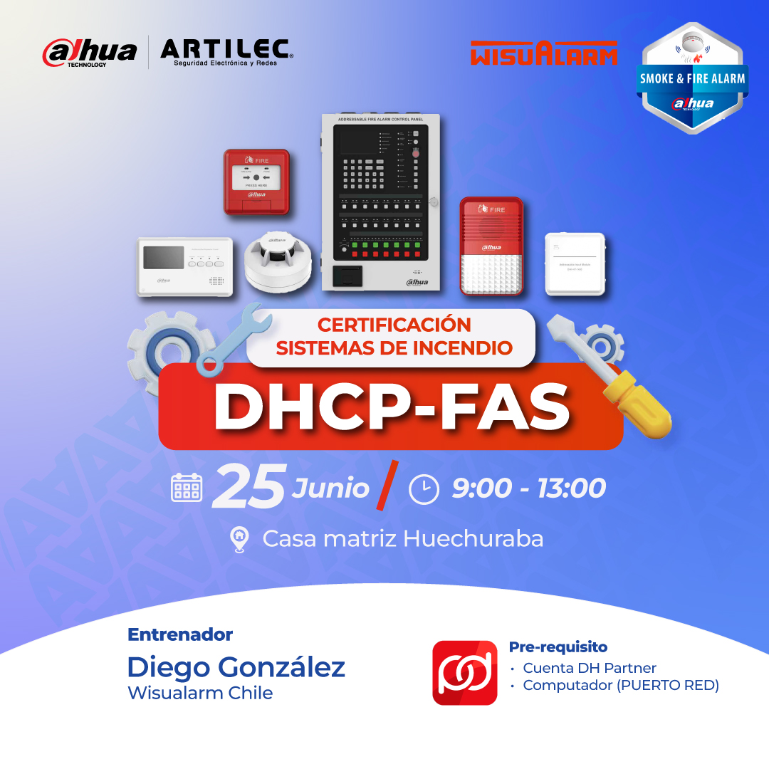Certificación DHCP-FAS | Sistemas de incendio Dahua