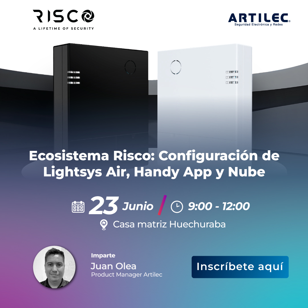 Ecosistema Risco: Configuración de Lightsys Air, Handy App y Nube