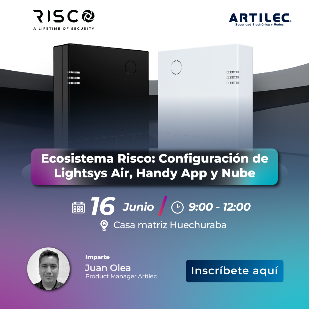 Ecosistema Risco: Configuración de Lightsys Air, Handy App y Nube