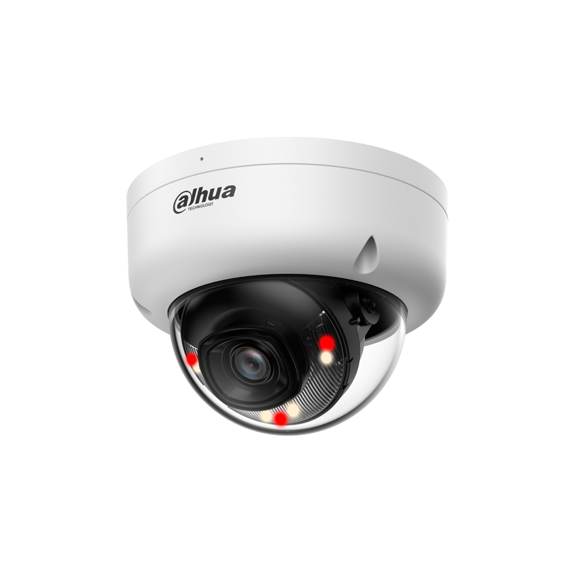 CAMARA IP DOMO 2MP LF 2.8 FC DUAL IR30 IK08 MIC HUMANOS