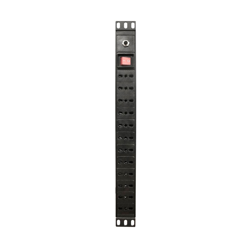 PDU 12 ENCHUFES 10A 1U RACK INTERRUPTOR 3M