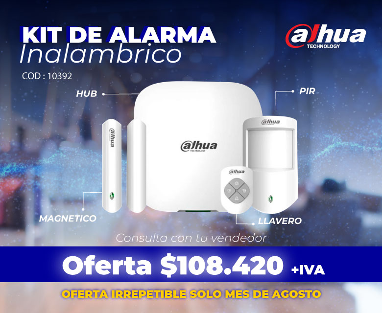 Kit alarma inalambrioc DAHUA