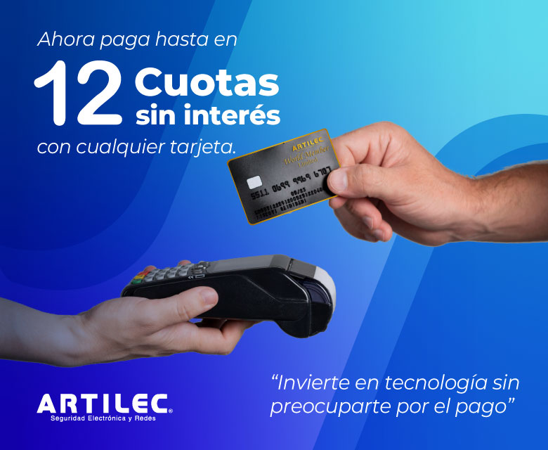 paga hasta en 12 cuotas sin interes, con cualquier banco