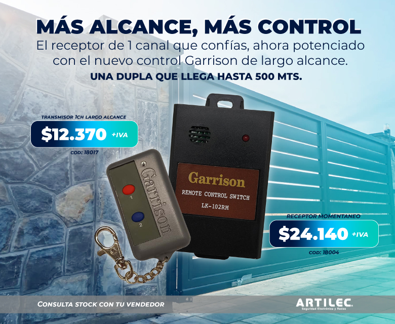 transmisor 1ch largo alcane y receptor momentaneo